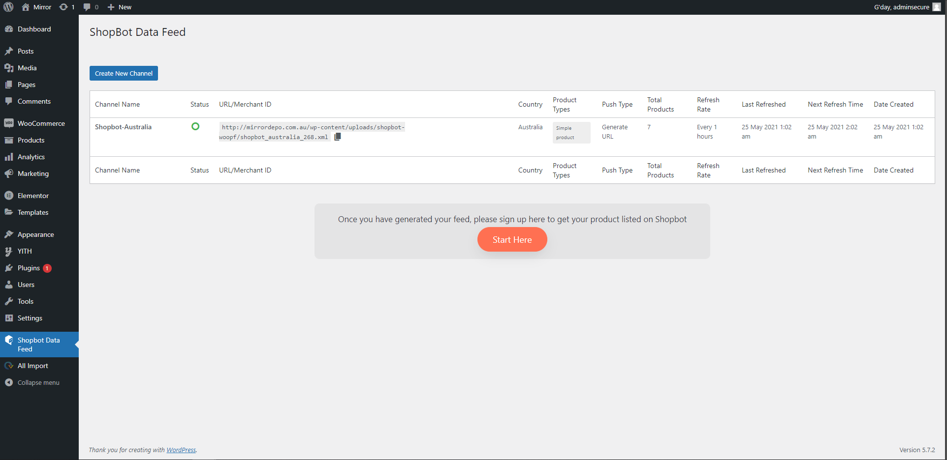 Generate Your XML Data Feed