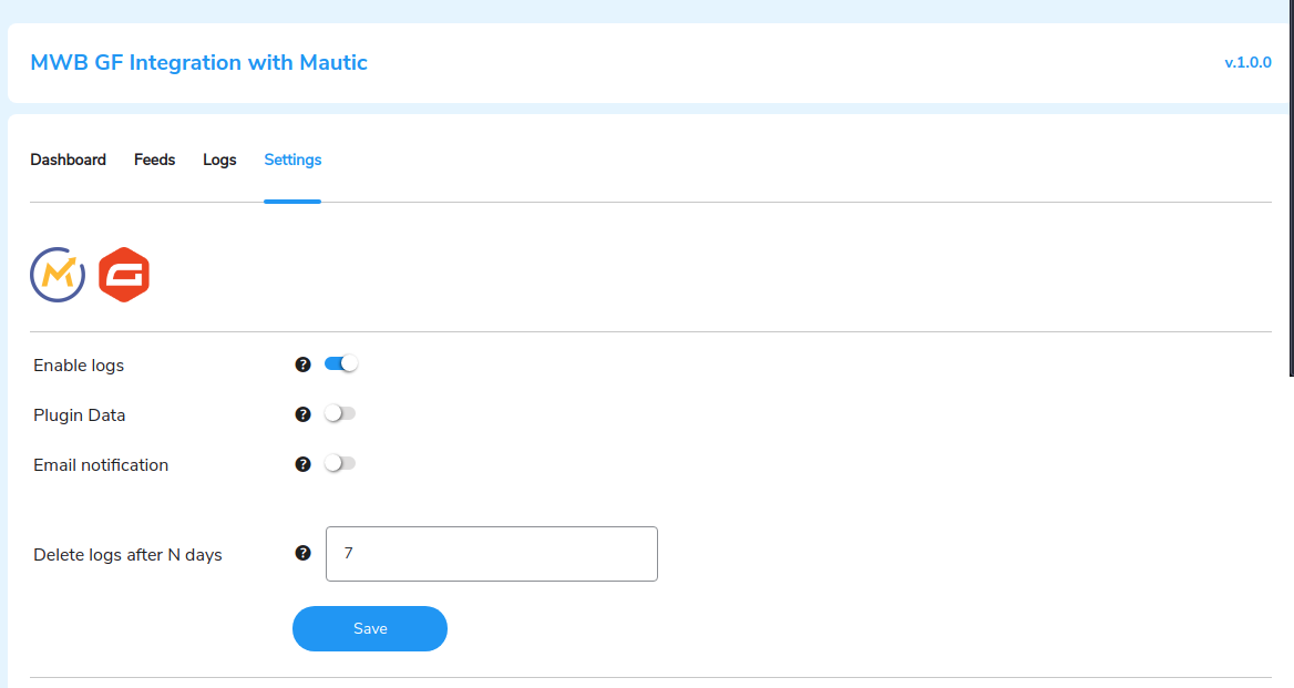 Mautic Connection Status