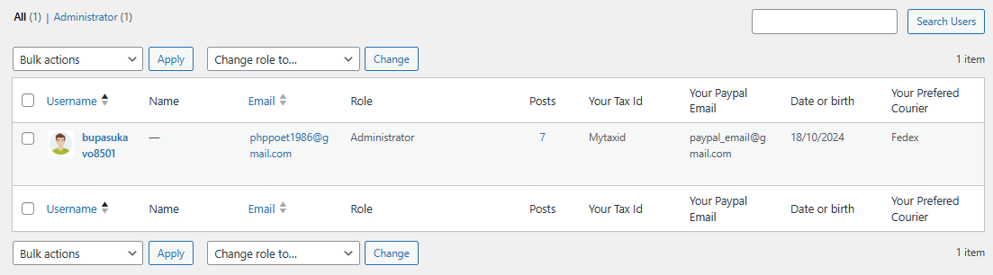 My Account Custom Fields For WooCommerce