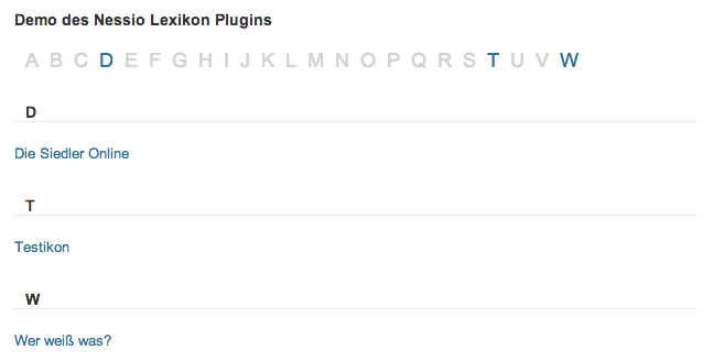 the frontend view