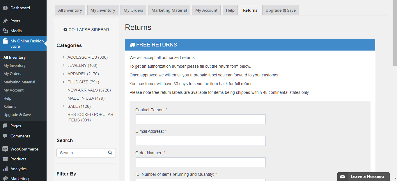 Add Product to WooCommerce