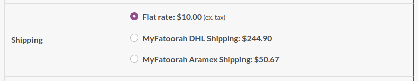 List MyFatoorah Shipping rates, screenshot-4.png.