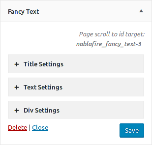 'Example Fancy Image Widget' in Nablafire's Pagoda Theme demo site