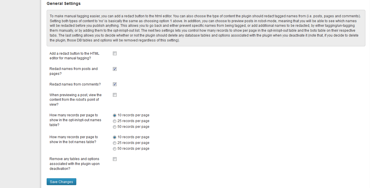screenshot-2.png - The Options tab (cont.), which controls various