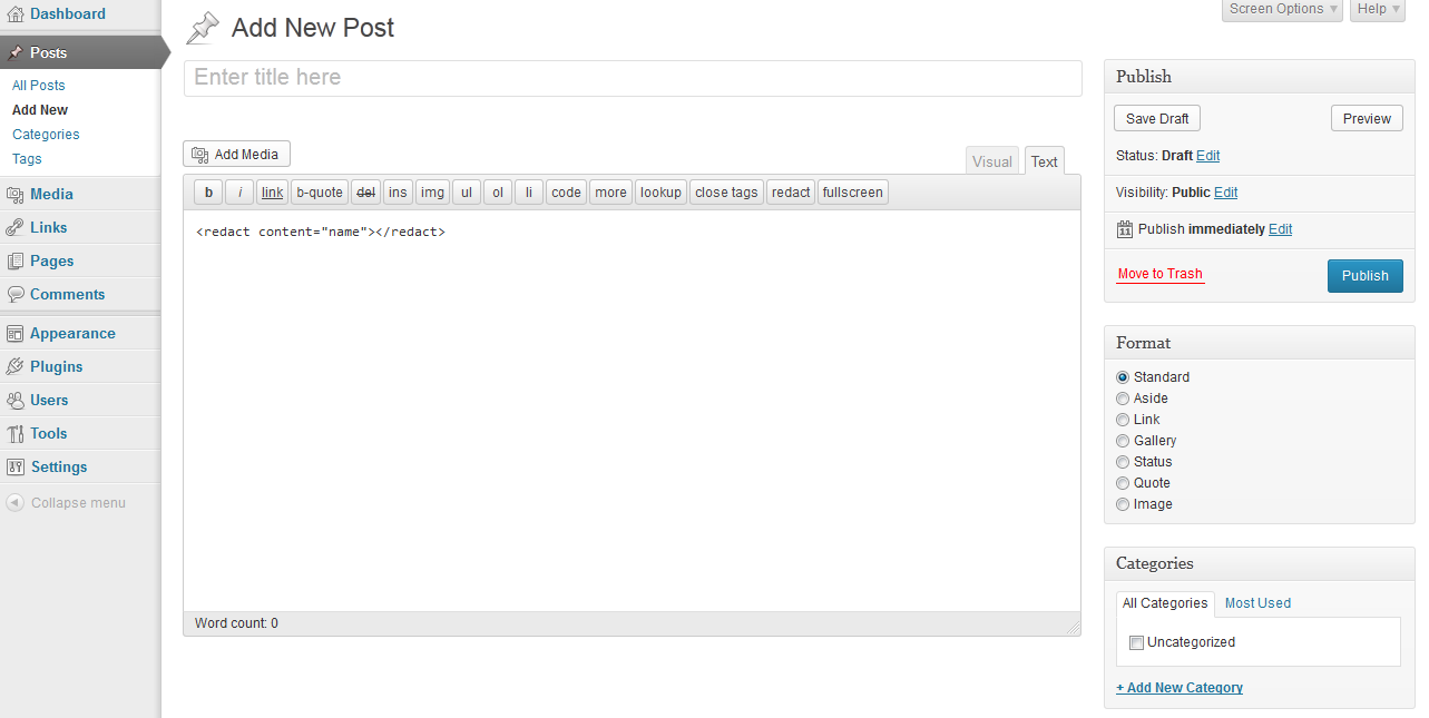 screenshot-6.png - The redact button has been clicked, generating a