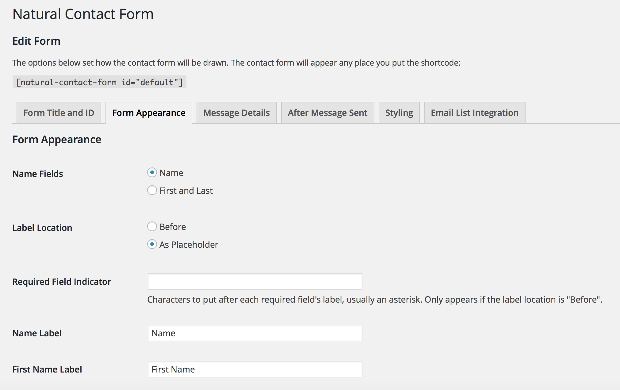 Highly configurable.  Change what fields visitors need to fill out, how they are displayed, what they are called... On a form by form basis.