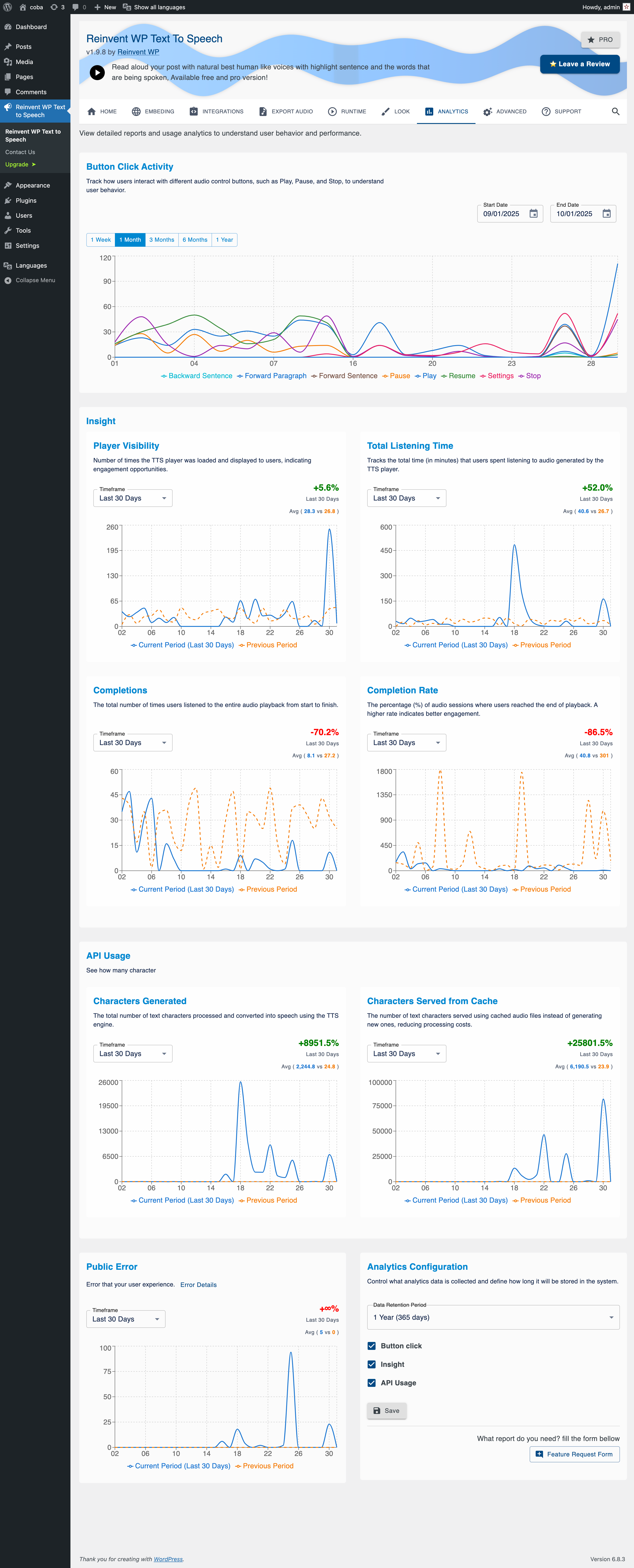Text to speech with highlighted sentence and word as it spoken