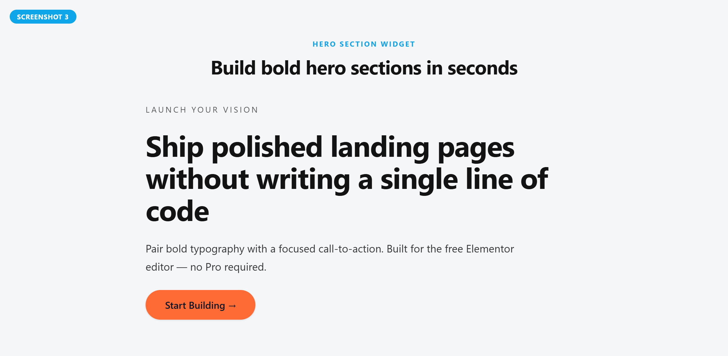 Spotlight Card widget example.