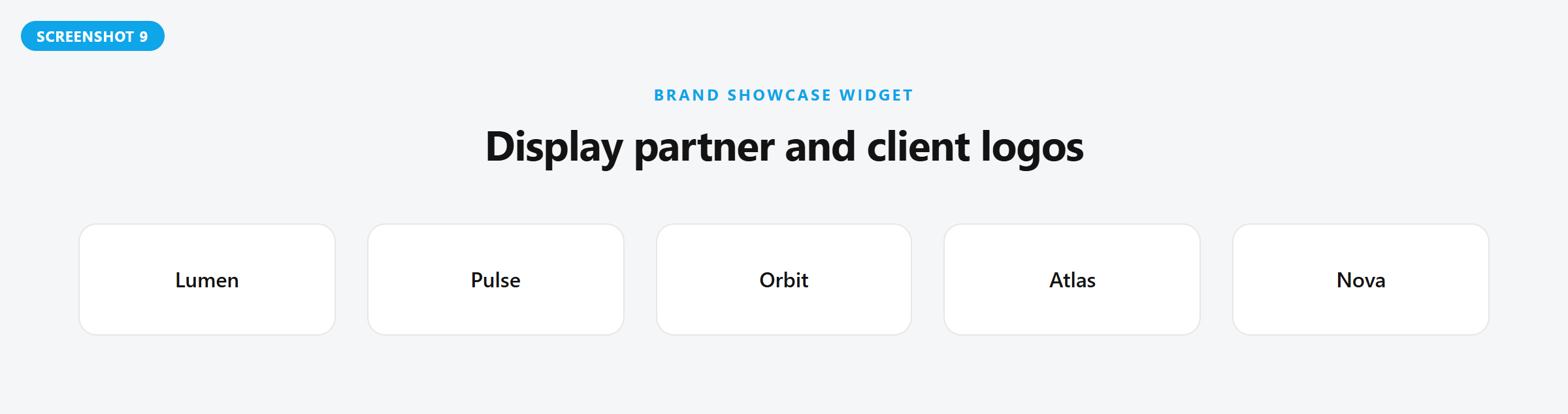 Steps Timeline widget example.