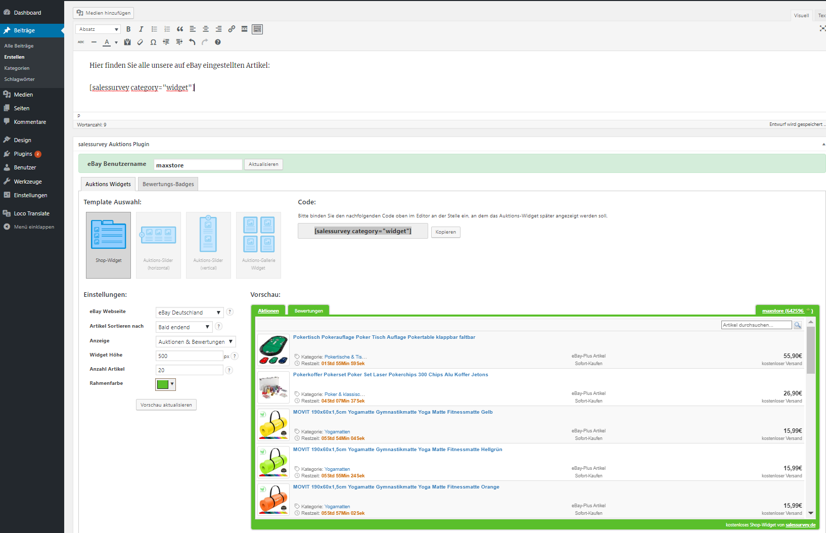 Add Widgets to your sidebar