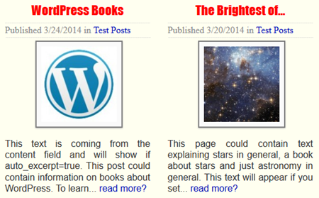 Can be displayed in multiple columns with some css editing.