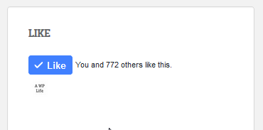 Facebook Like Share Follow Buttons In Widget Area