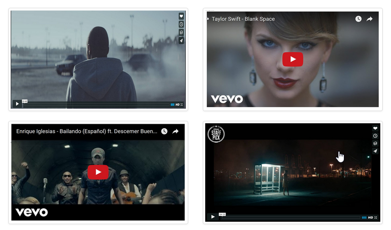 YouTube And Vimeo Mix Videos Gallery