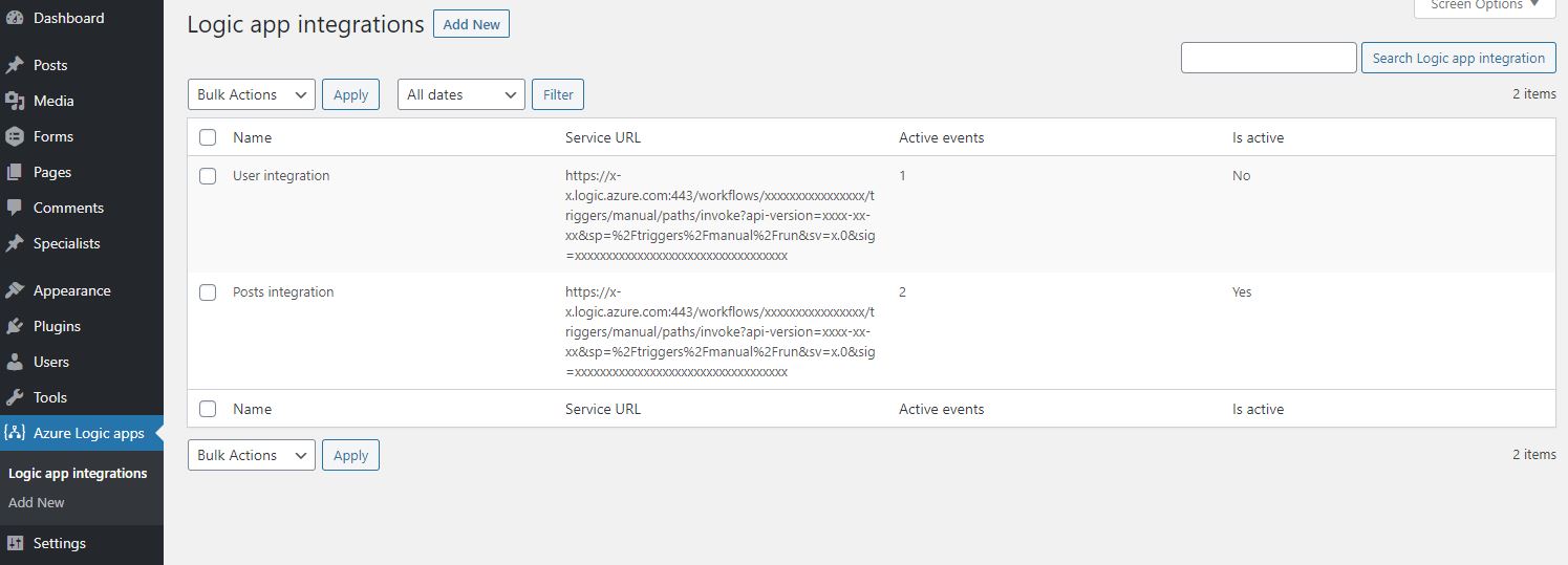 Support for multiple customizable integrations