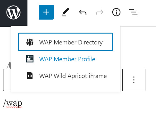 Adding a membership directory block