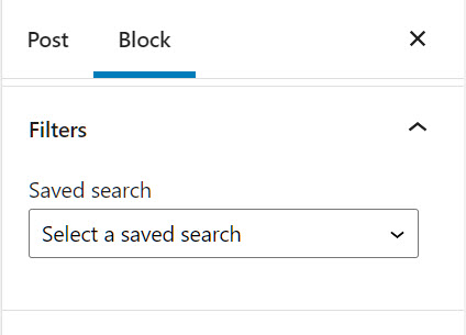 Using a Saved Search for a Member Directory