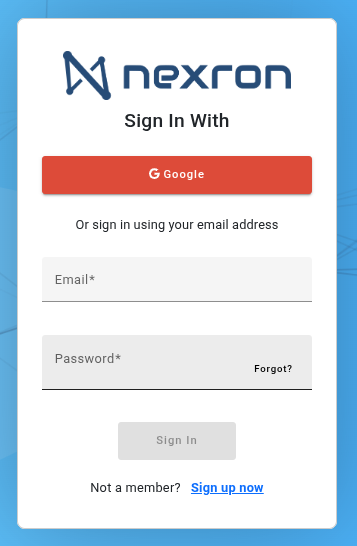 **Settings Page:** A screenshot of the Nexron AI Chat settings page in the WordPress admin dashboard.