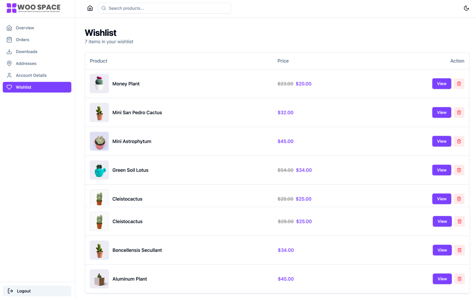 Wishlist – Wishlist Listed product