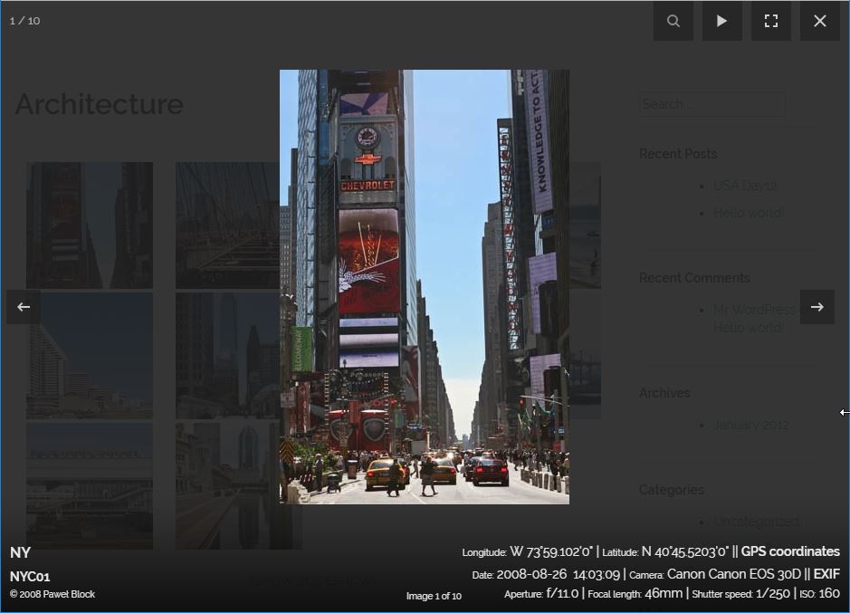 Photo preview with Fancybox Lightbox.