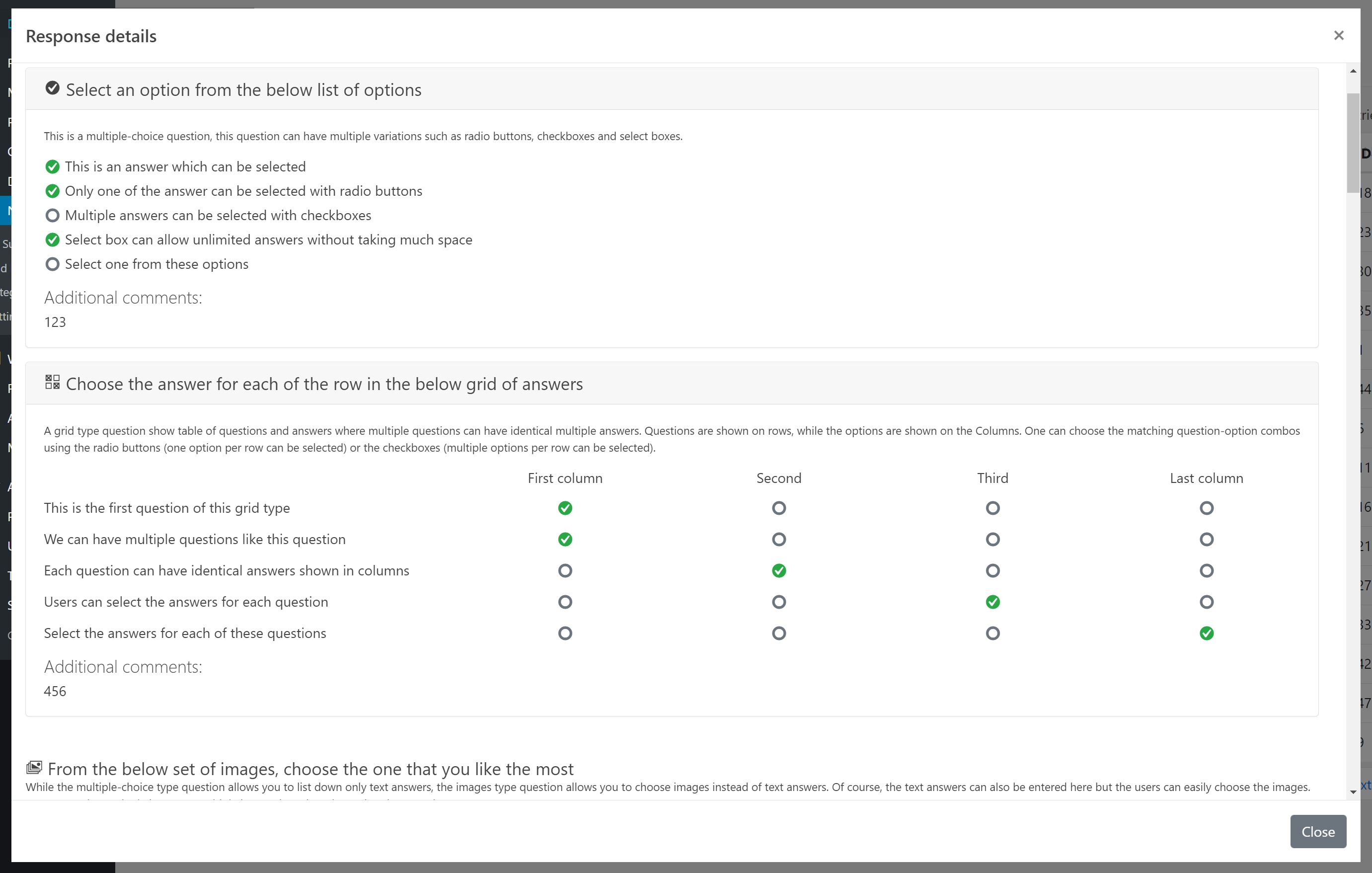 Survey Response