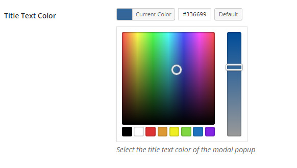 Adding a modal popup using the Add Modal Popup