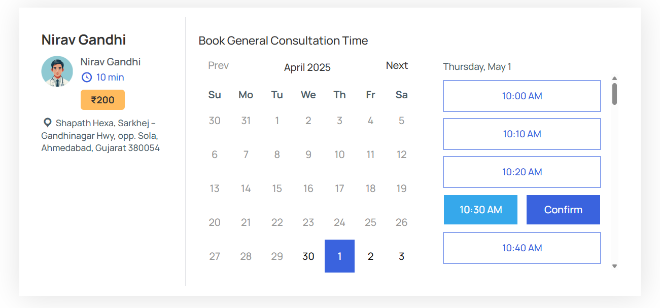 Booking Wizard Step 2 - Enter Customer Details