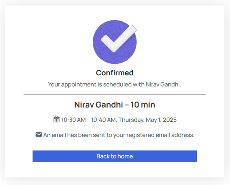 Appointment Listing