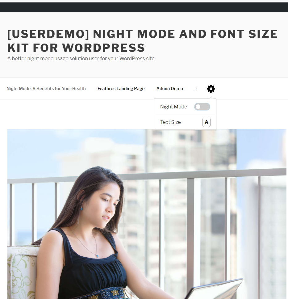 Custom CSS Settings Panel