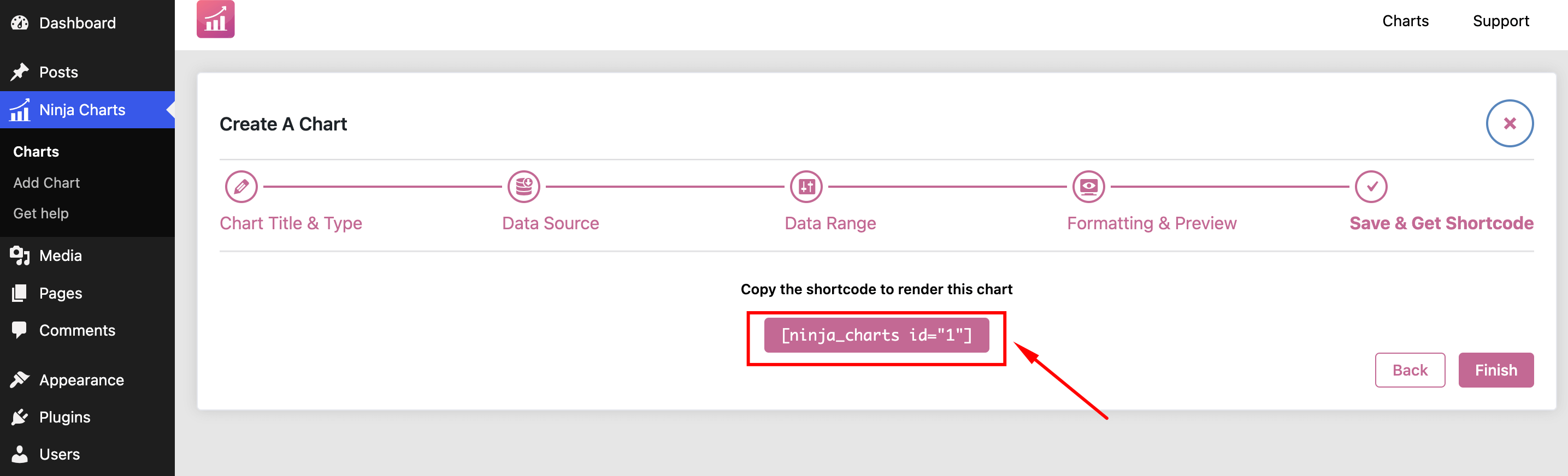 Renderable shortcode