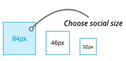 Choose social size