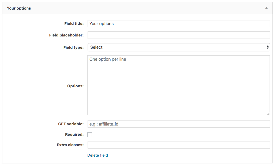 NM Contact forms plugin admin settings