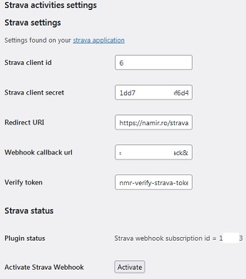 Placeholder: Example of activity data / `[strava_nmr_table]` output (replace with a real screenshot on WordPress.org).
