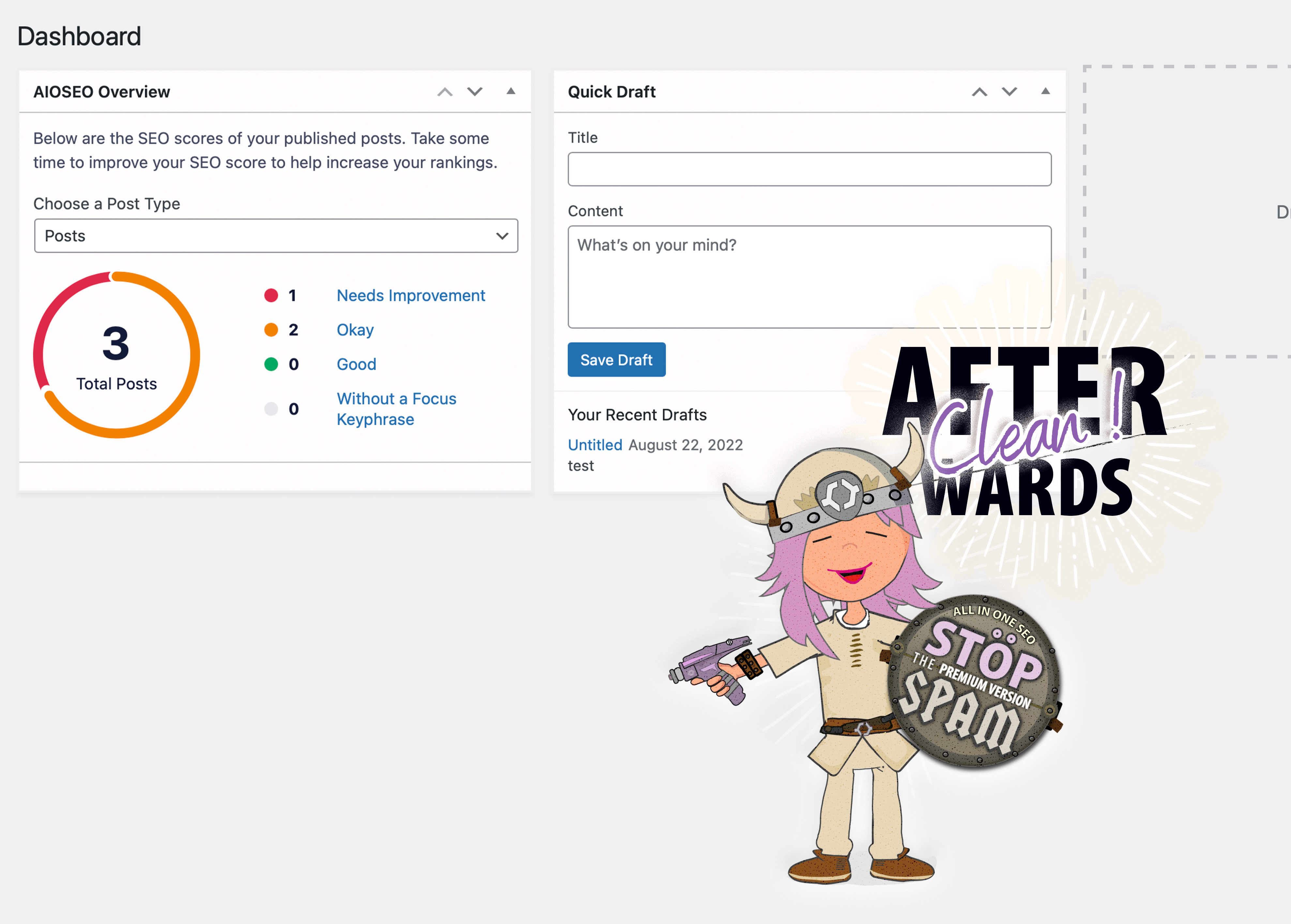 Category page with advertising before