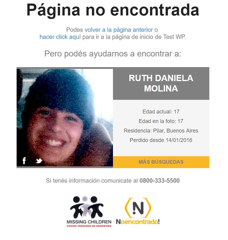 Asi se vera la pagina 404