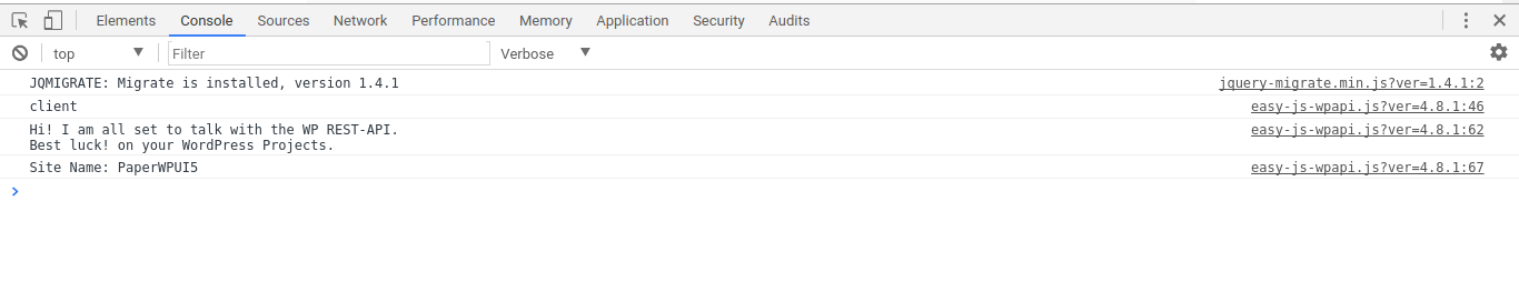 STEP6_03: Console display when a client views the website