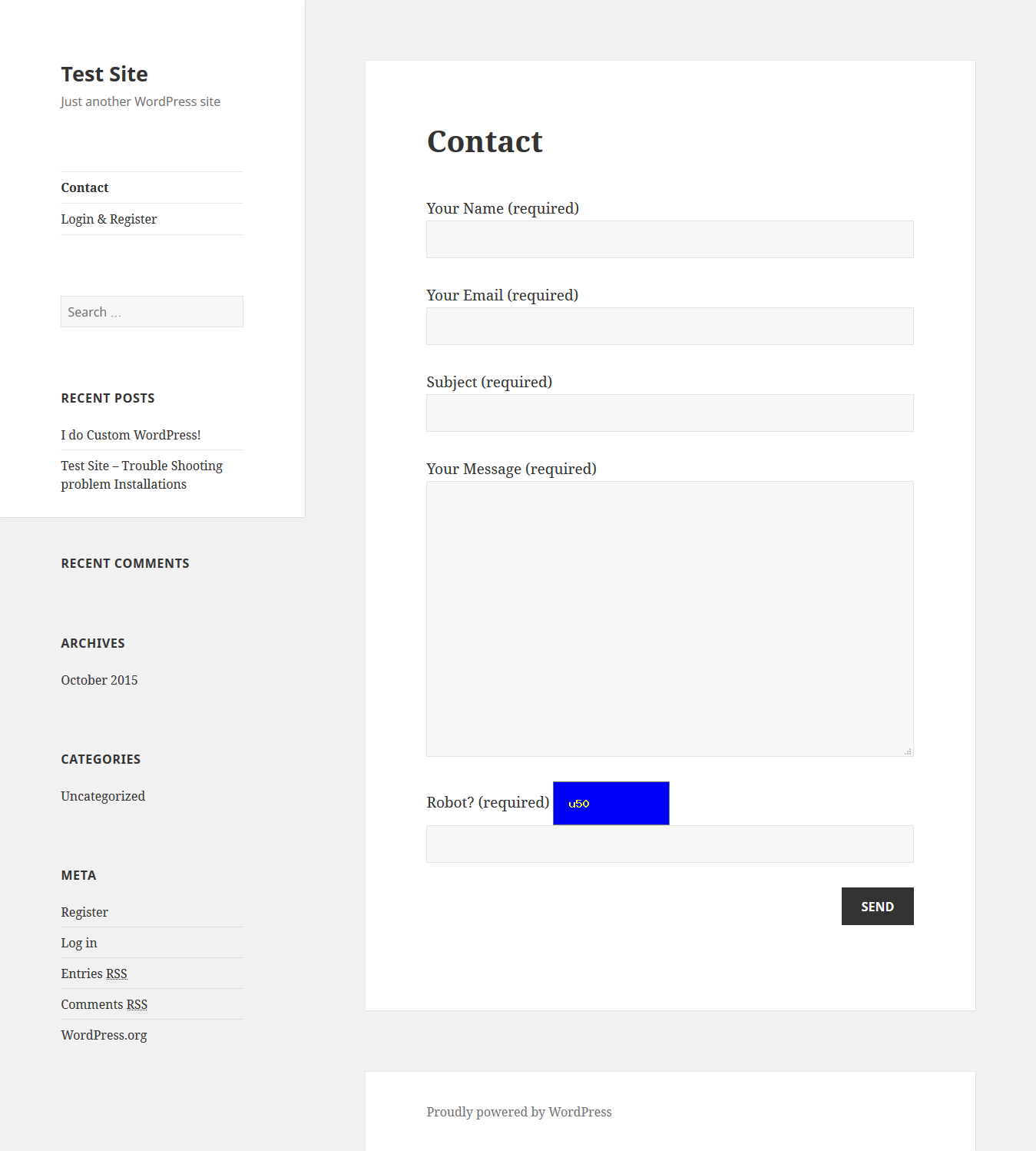 This picture is the what the contact page looks like in a fresh wordpress install with no other plugins. You can add an infinite number of recipients to the wp_mail function.