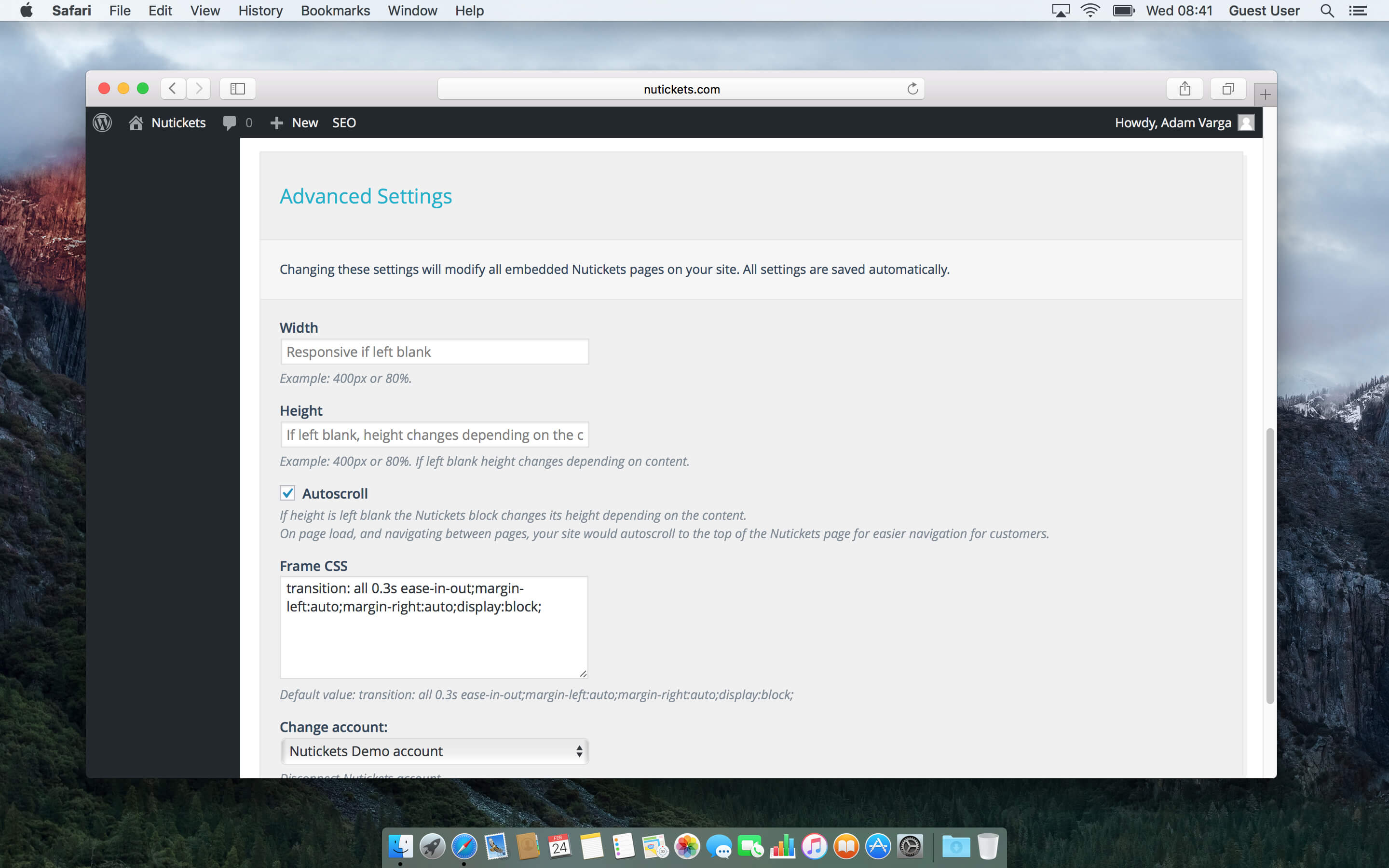Advanced Settings