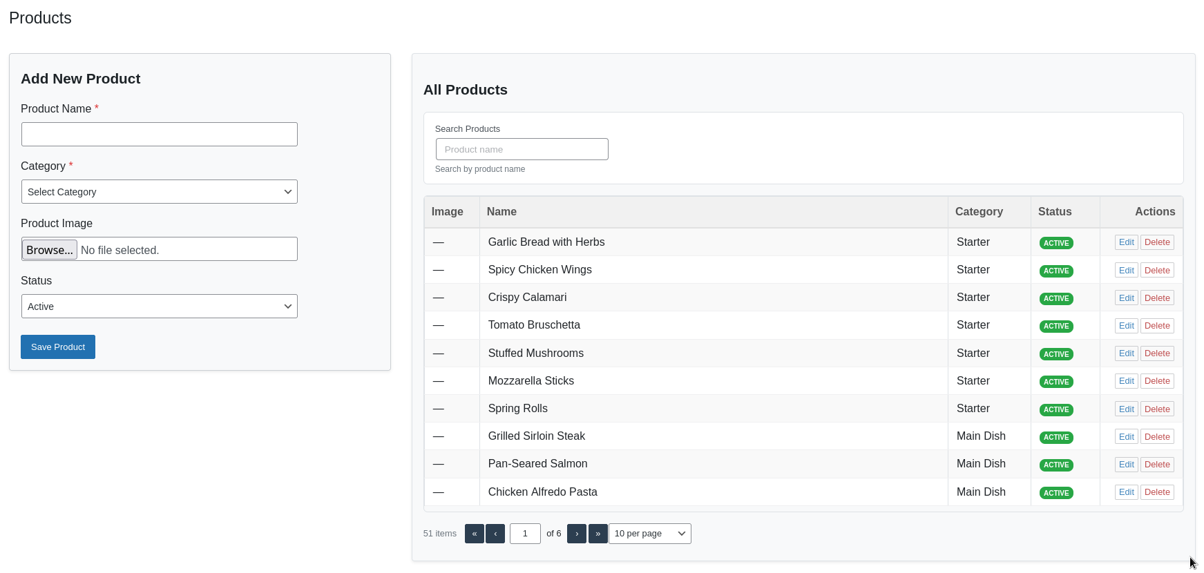 Stock Management – Monitor product stock levels and inventory availability.