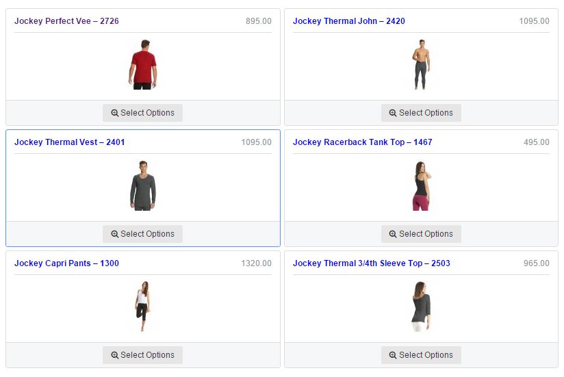 List of Products