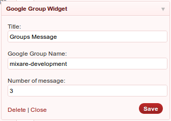 Screenshot Configuration of widget [thanks to mixare.org](http://www.mixare.org)