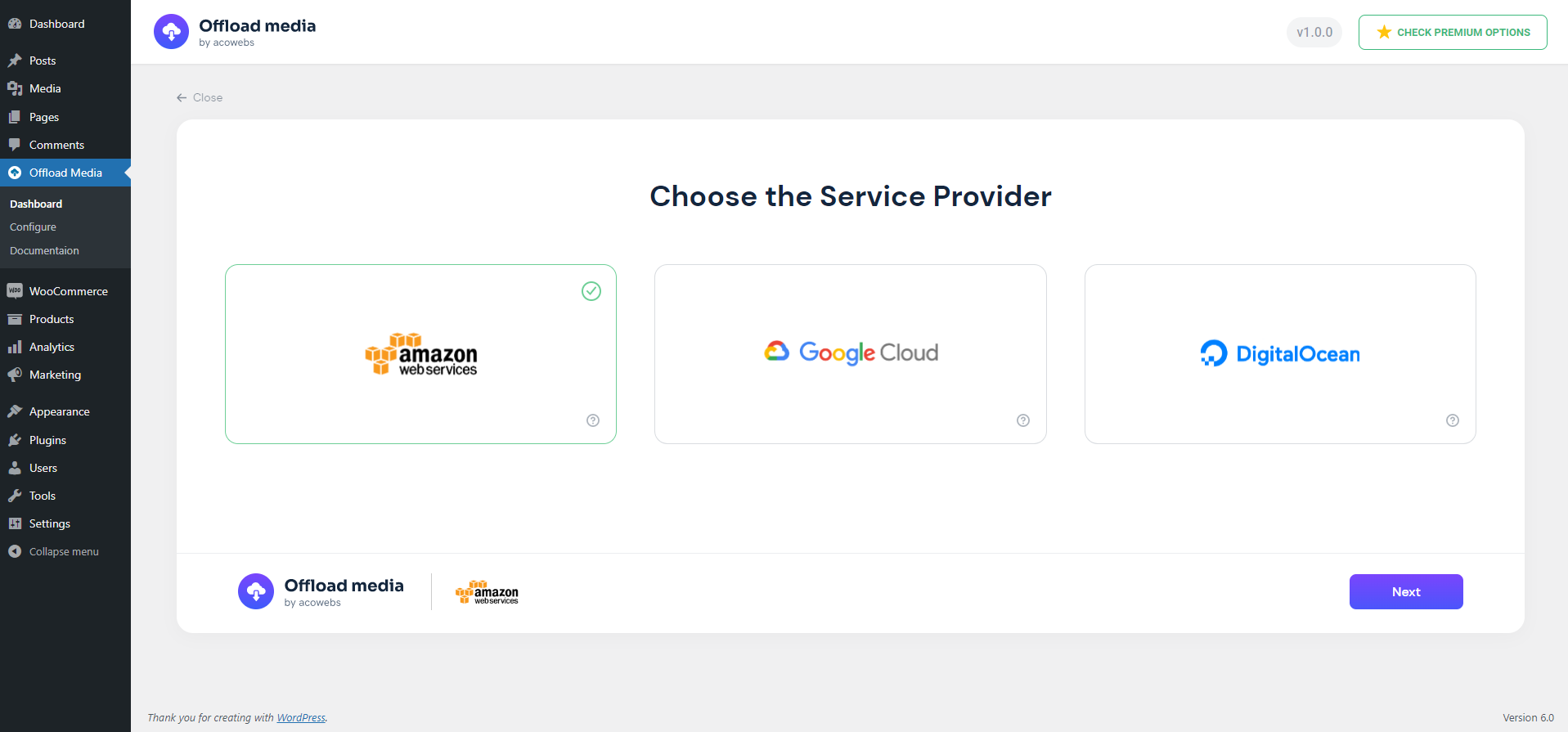 Choose Cloud Service