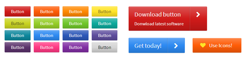 An example of Buttons shortcode