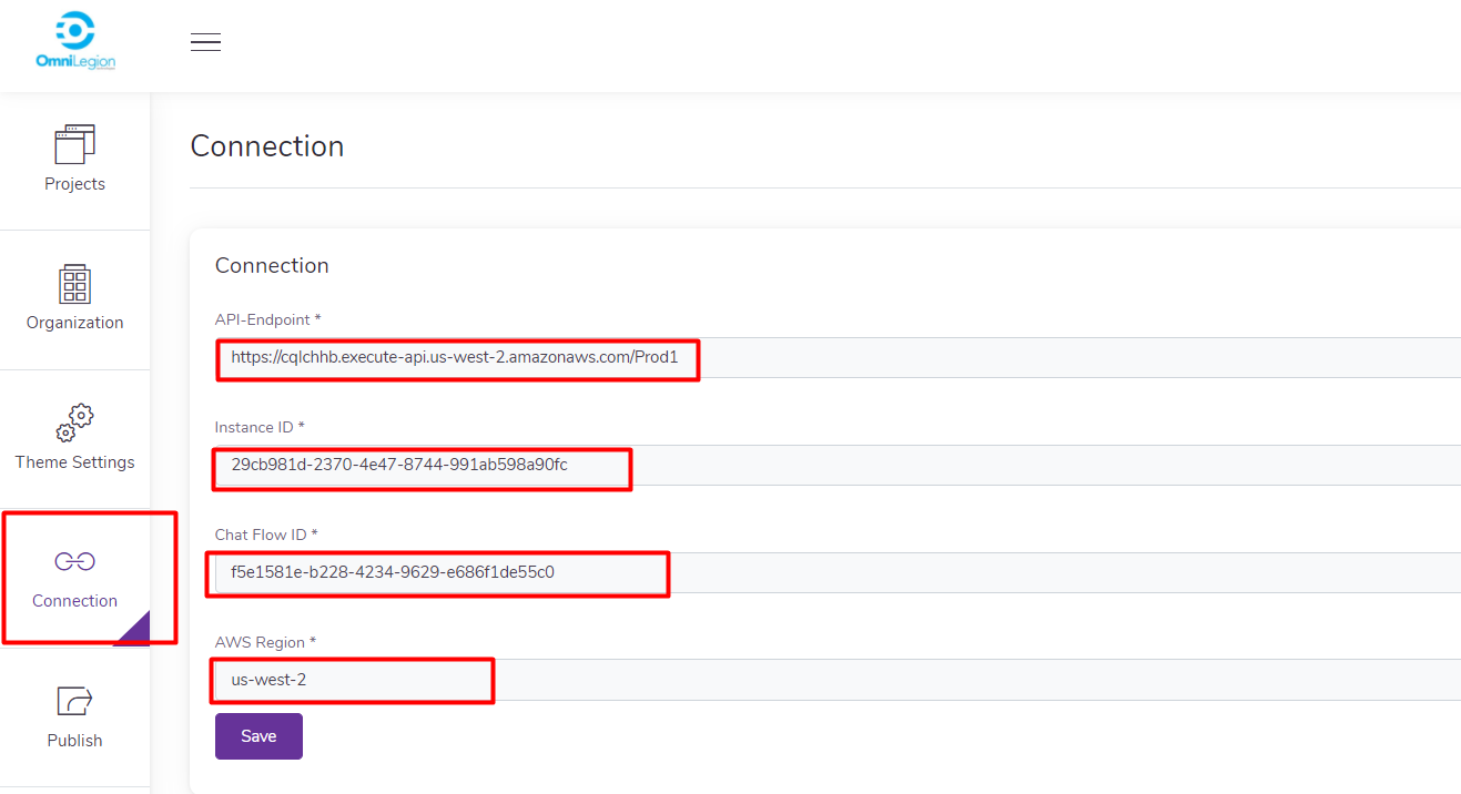 Register AWS Connect