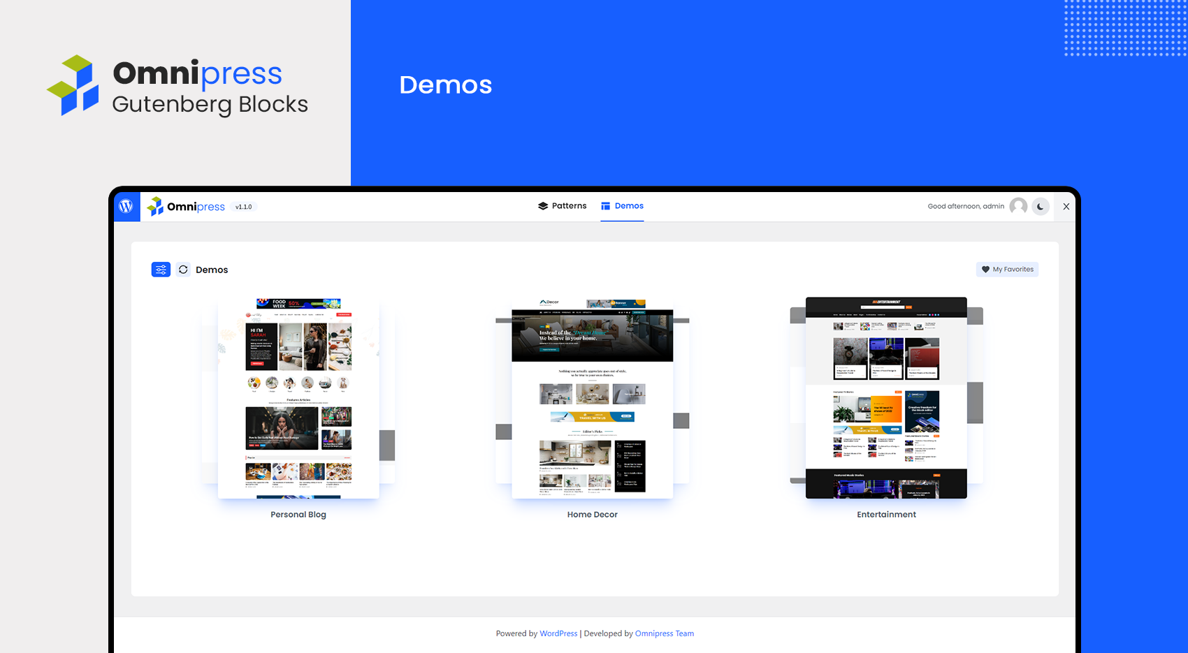 List of demos.