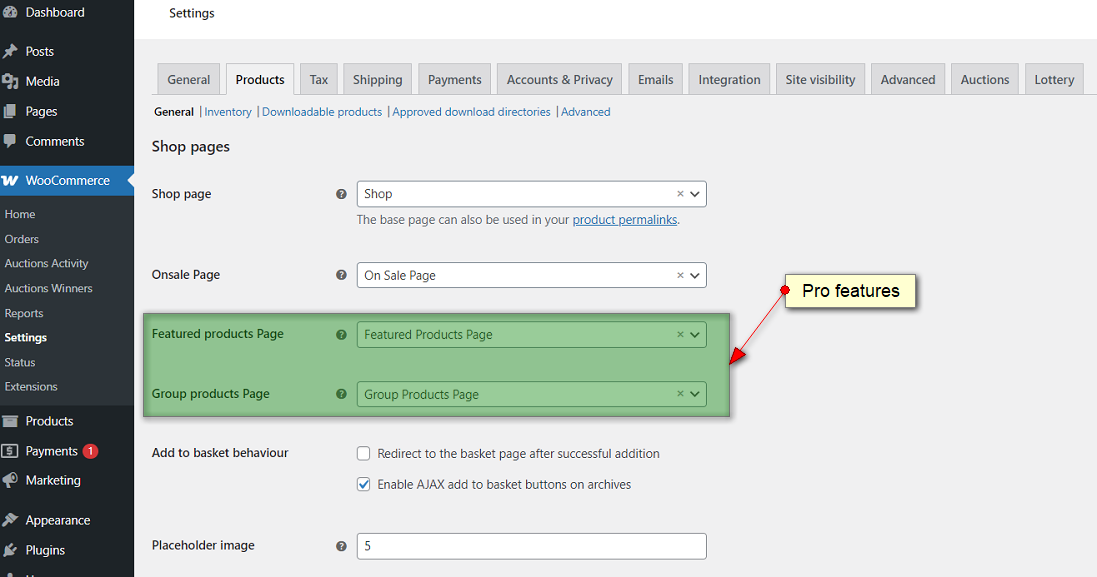 Two new types of pages (in PRO version)