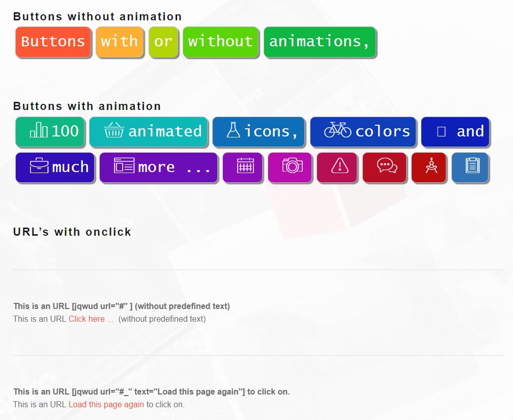 OnClick WUD Animated buttons