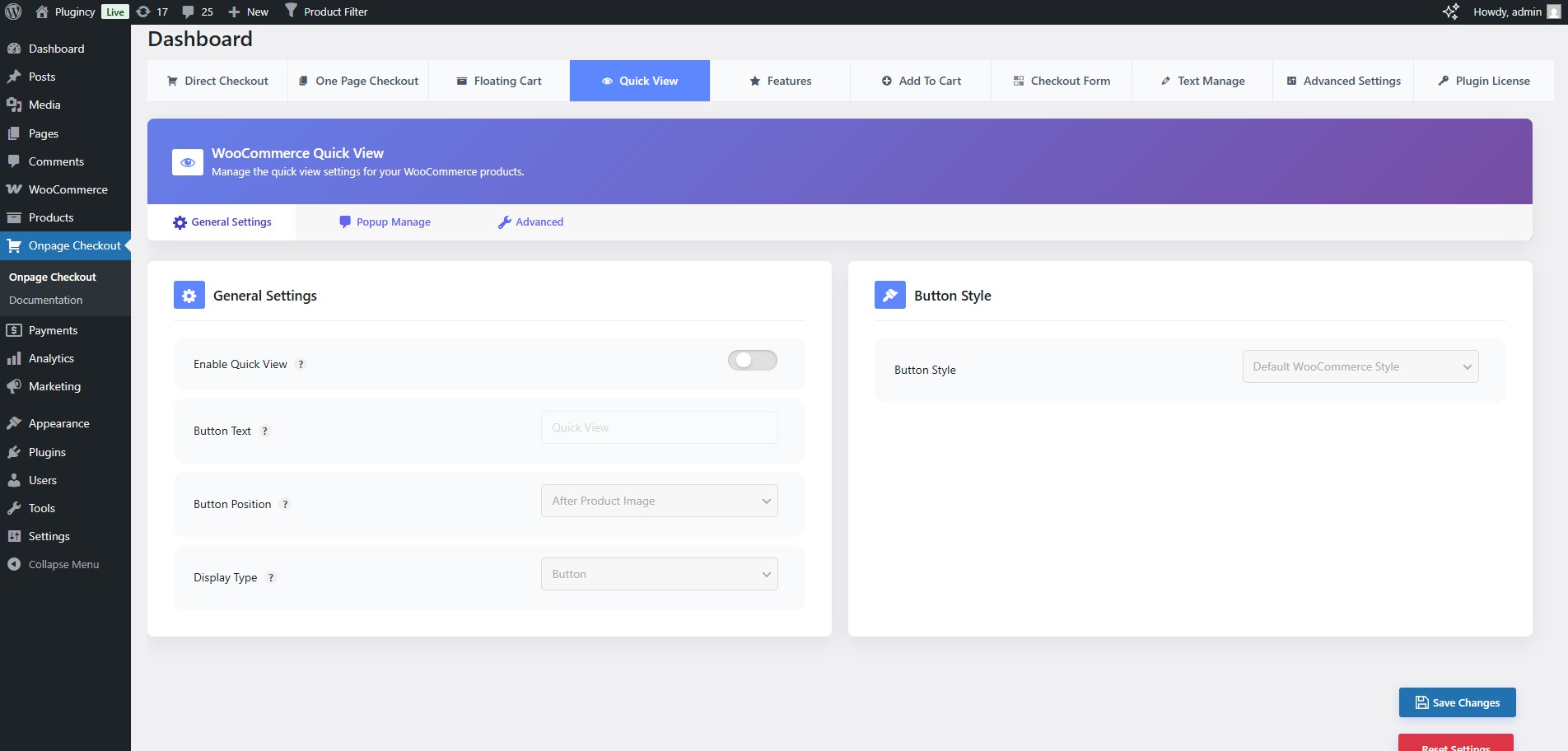 Single Product – One Page Checkout
