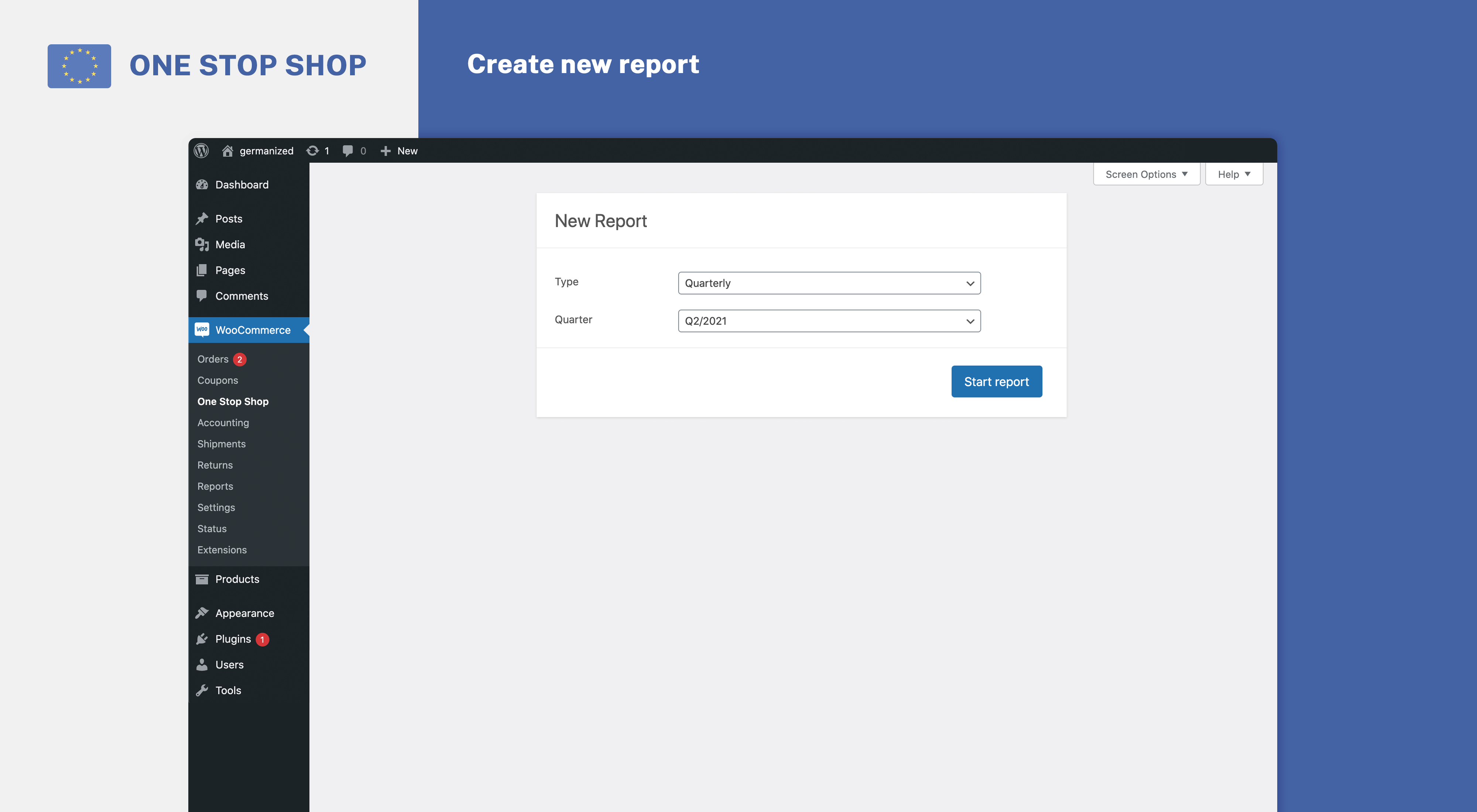 Create a new report