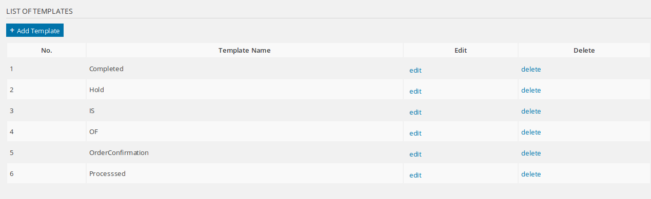 Configuration - API Settings