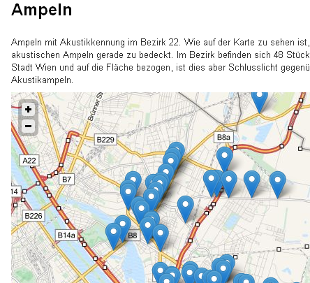 **Map-Points**: Display markers on a map from geo coordinates